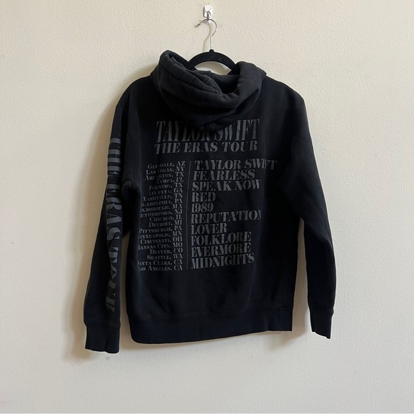 Taylor Swift Eras Tour Black Hoodie - Picture 2 of 2